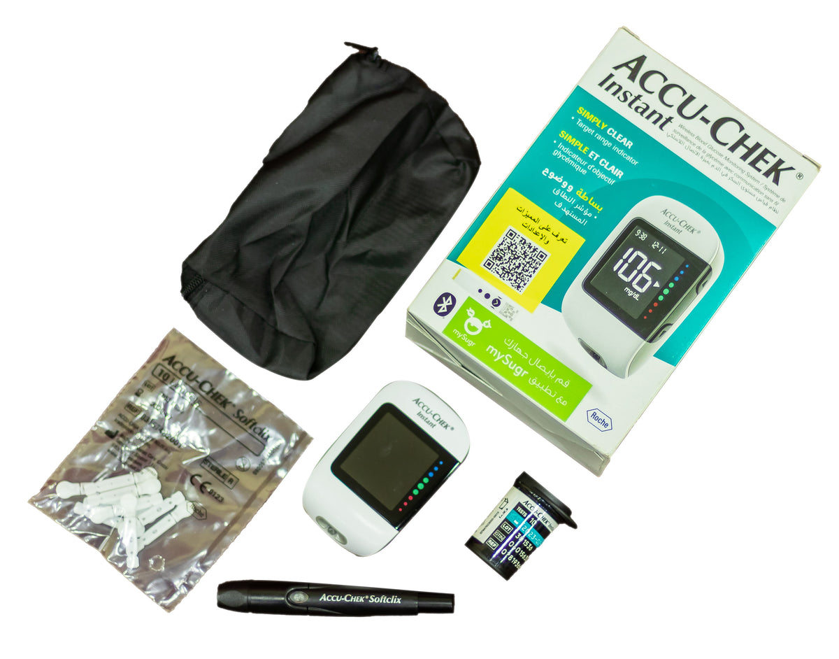 Accu-Chek instant monitoring system Plus 10 strips – elkholoodmedical