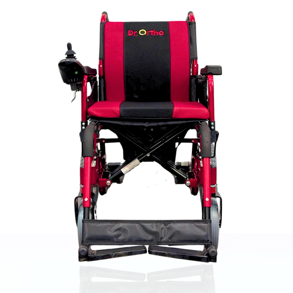 كرسي متحرك كهربائي عالي التحمل من دكتور أورثو بمحرك 500 وات حمولة 120 كجم