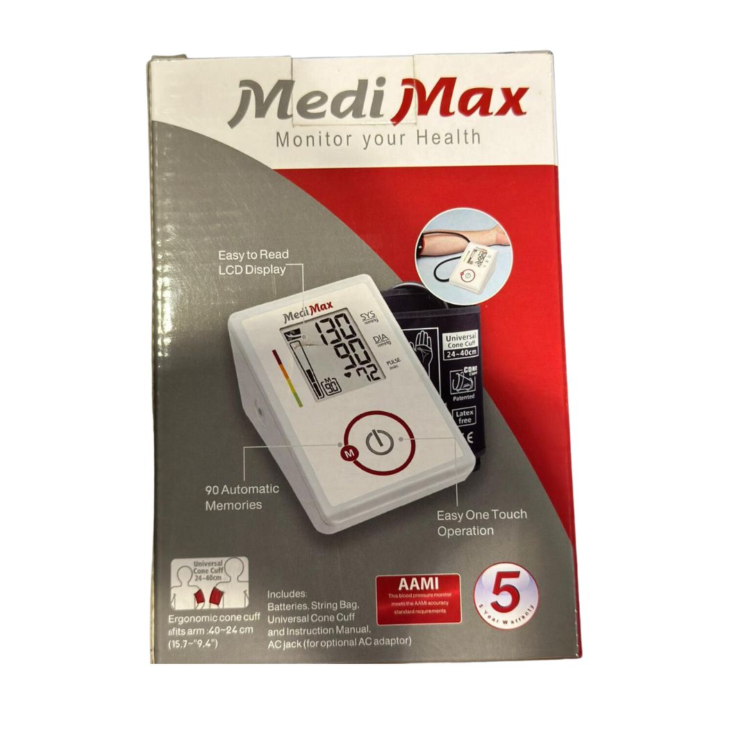 جهاز قياس ضغط الدم (روزماكس) الرقمي لقياس دقيق ( أبيض )