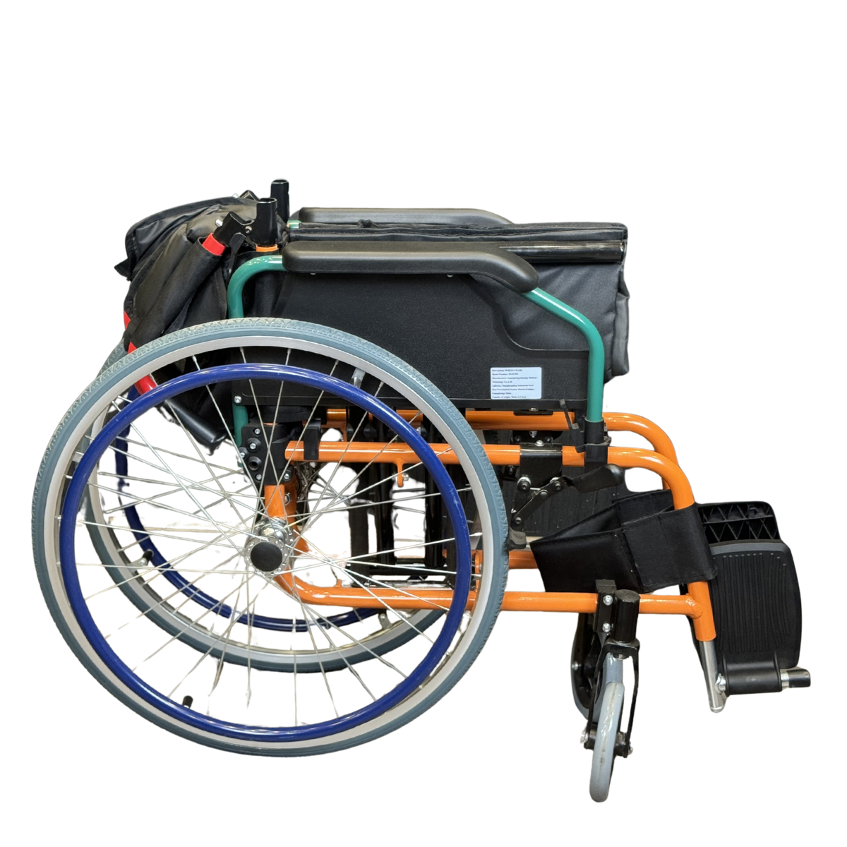Dr.Ortho Premium Manual Aluminum Wheelchair – Lightweight, Foldable, High Quality Wheelchair