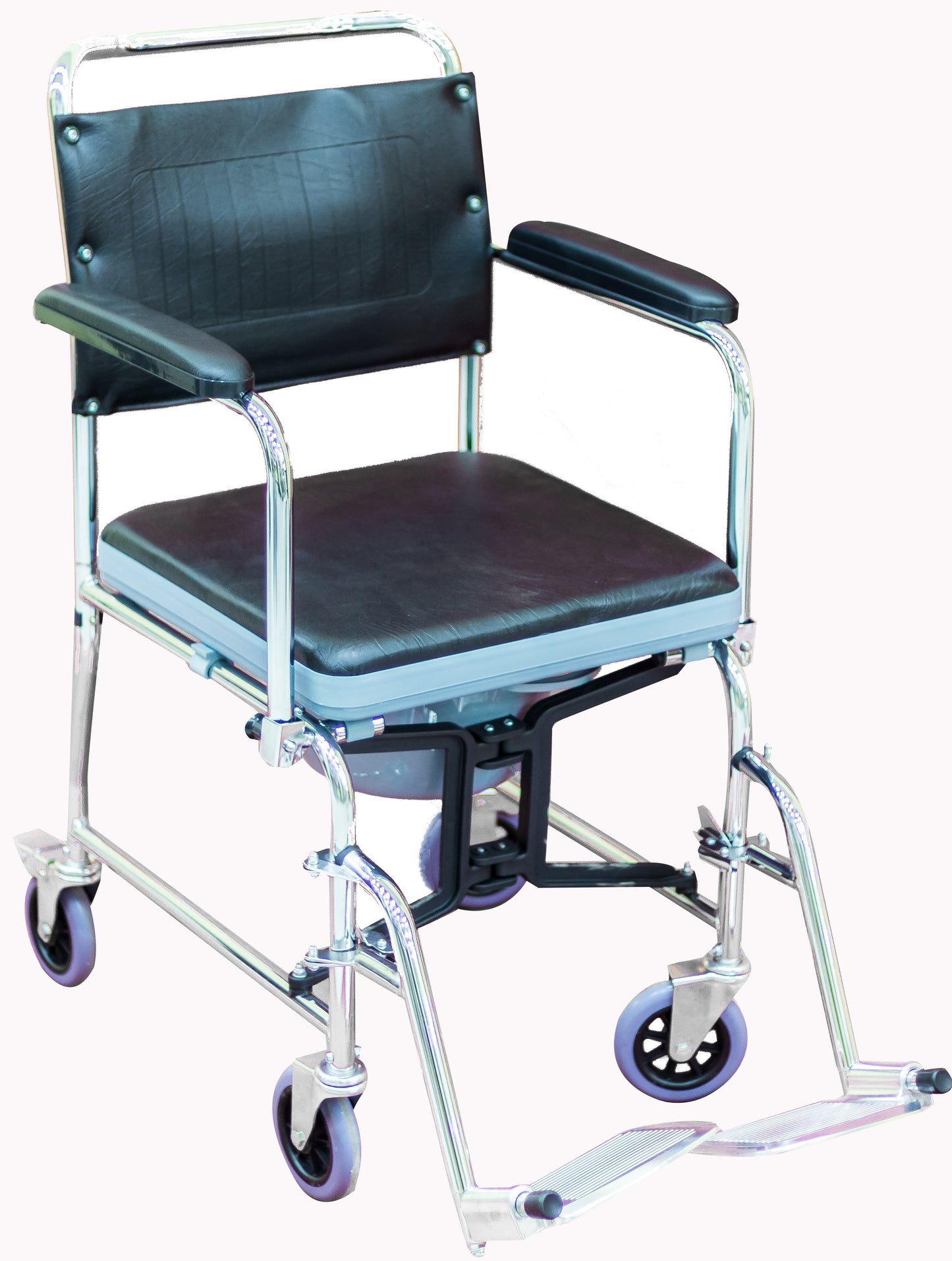 Load image into Gallery viewer, Commode Wheel Chair ,all small wheels By FOSHAN

