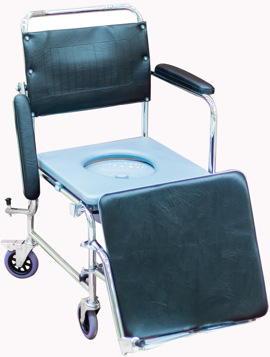 Load image into Gallery viewer, Commode Wheel Chair ,all small wheels By FOSHAN
