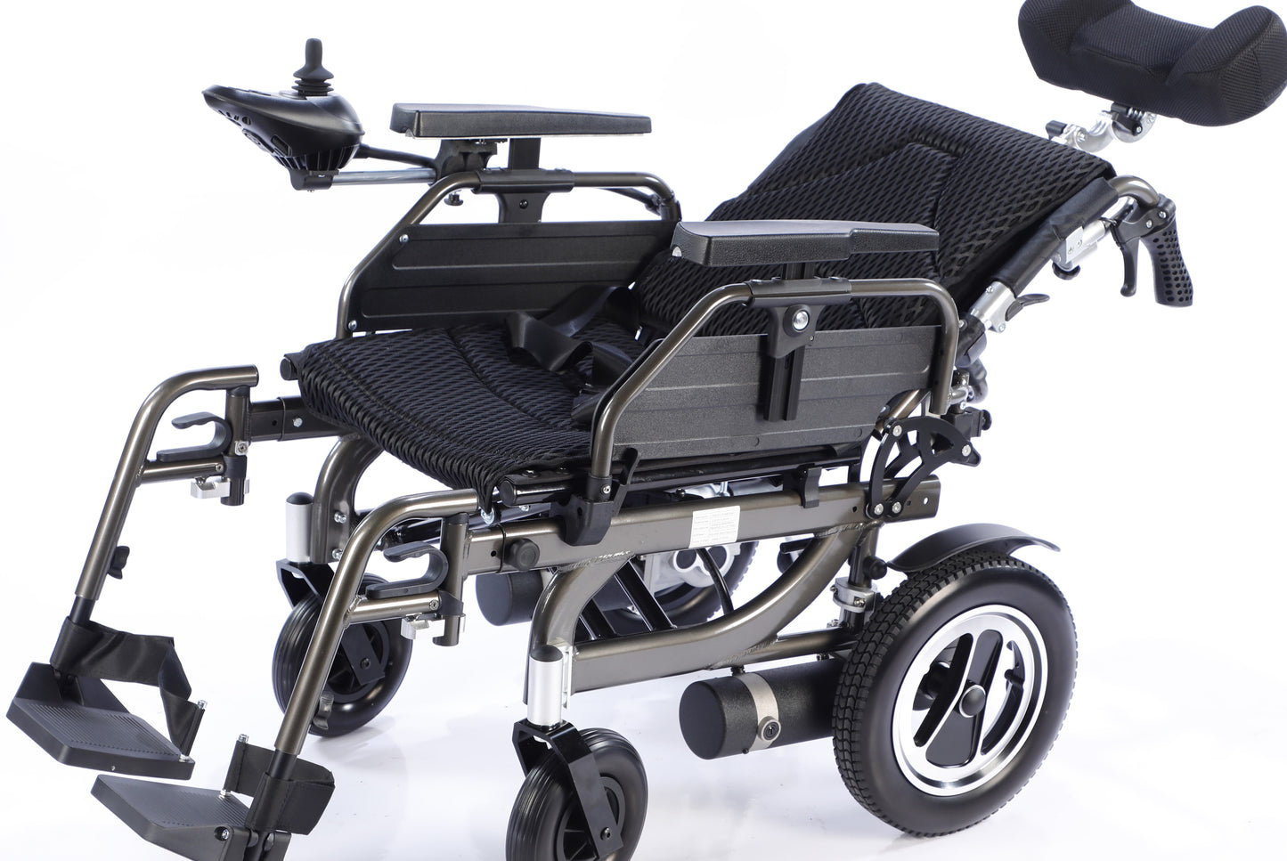 Dr.Ortho electric wheelchair DR-N-50-A with Lifting footrest And Recling Backrest , Worm And Gear motors
