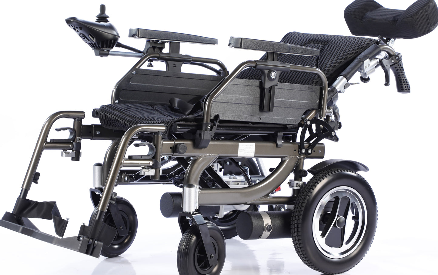 Dr.Ortho electric wheelchair DR-N-50-A with Lifting footrest And Recling Backrest , Worm And Gear motors