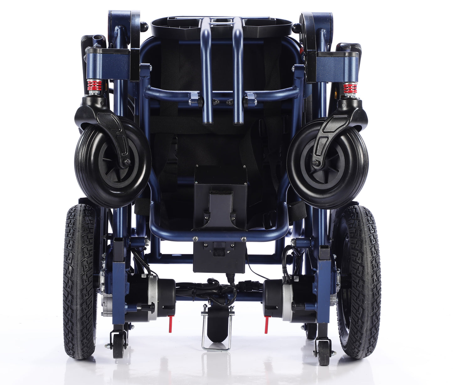 Dr.Ortho electric wheelchair DR-N-20-D blue frame light weight aluminum frame with lithium battery motor 250W