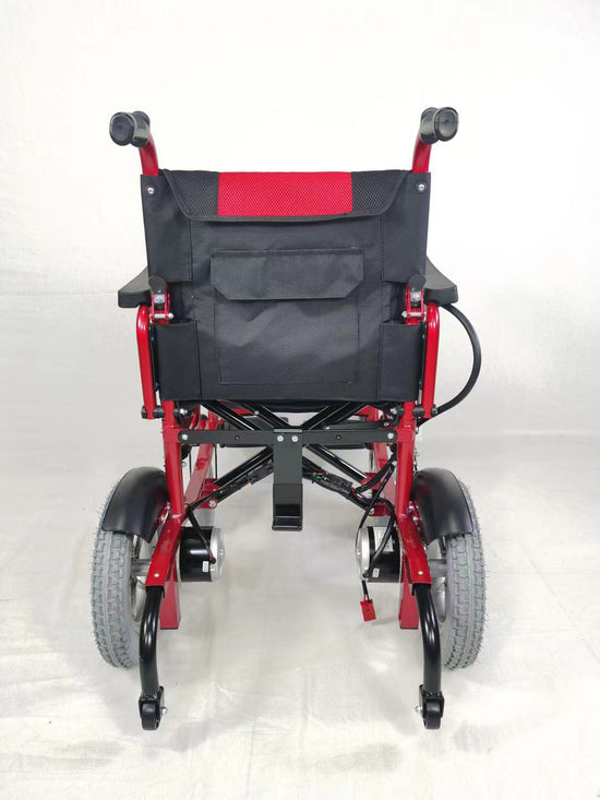 Dr.Ortho DR-S01 Heavy Duty Electric Wheelchair, Foldable and Lightweight with 360° Joystick, Weight Capacity 120kg