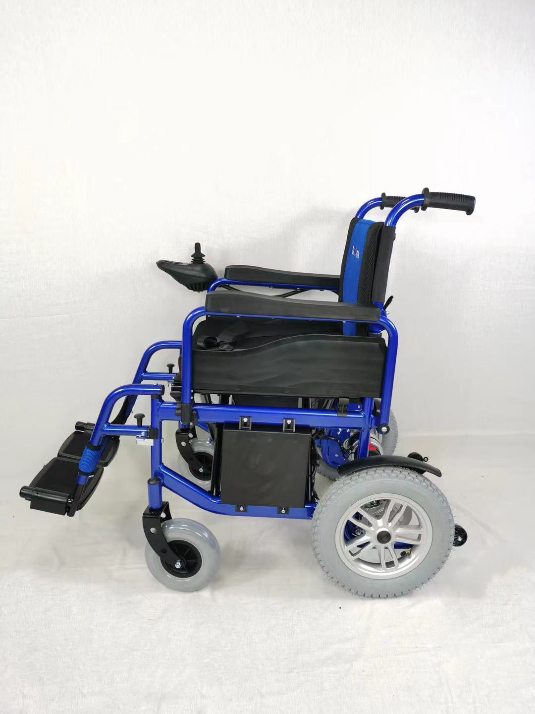 Dr.Ortho DR-A02 Heavy Duty two side batteries Electric Wheelchair, Foldable and Lightweight with 360° Joystick, Weight Capacity 120kg
