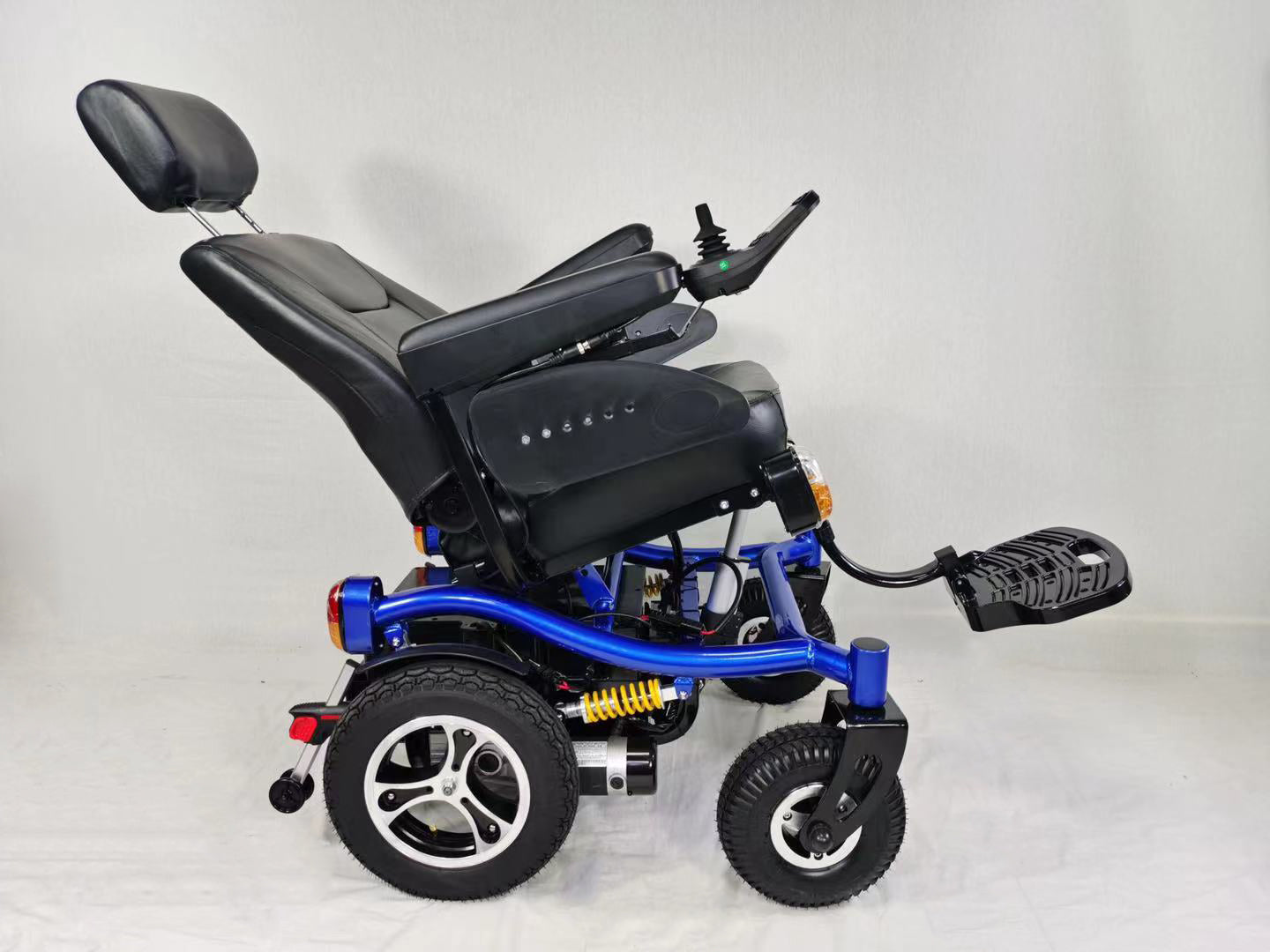 Dr.Ortho DR-H01 Heavyduty electric wheelchairs maximum capacity 180kg with hydraulic foldable back,leg rest and elegance controller